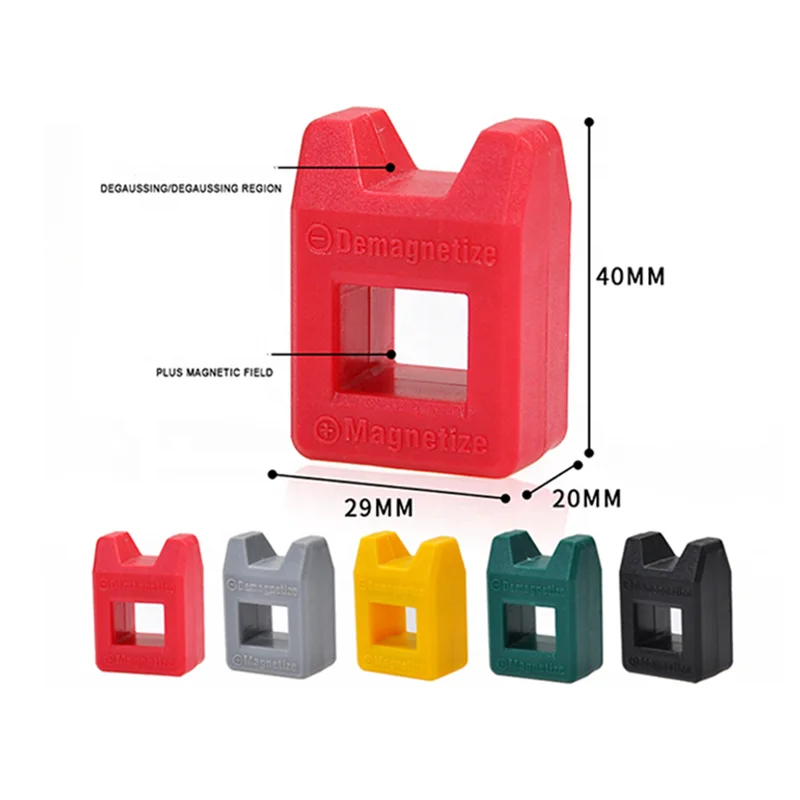 Mini Magnetic Pick Up Tool Magnetizer Degaussing Change Magnetism Tool Screw Bit Magnetic Repair Tool for Screwdriver Tips