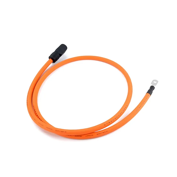 Braun Power Battery to Inverter Cables Copper Inverter Wire with M8 Ring Terminal For Car Marine Solar Auto Rv