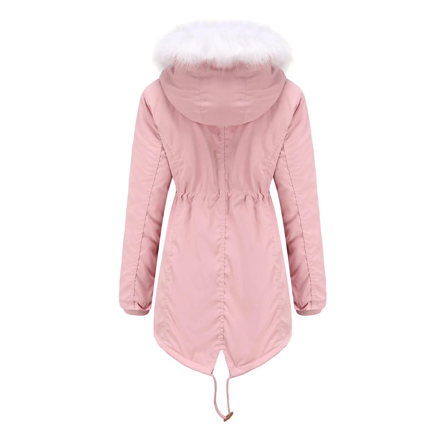Fur Parka Women Long Coats With Fur Hoods