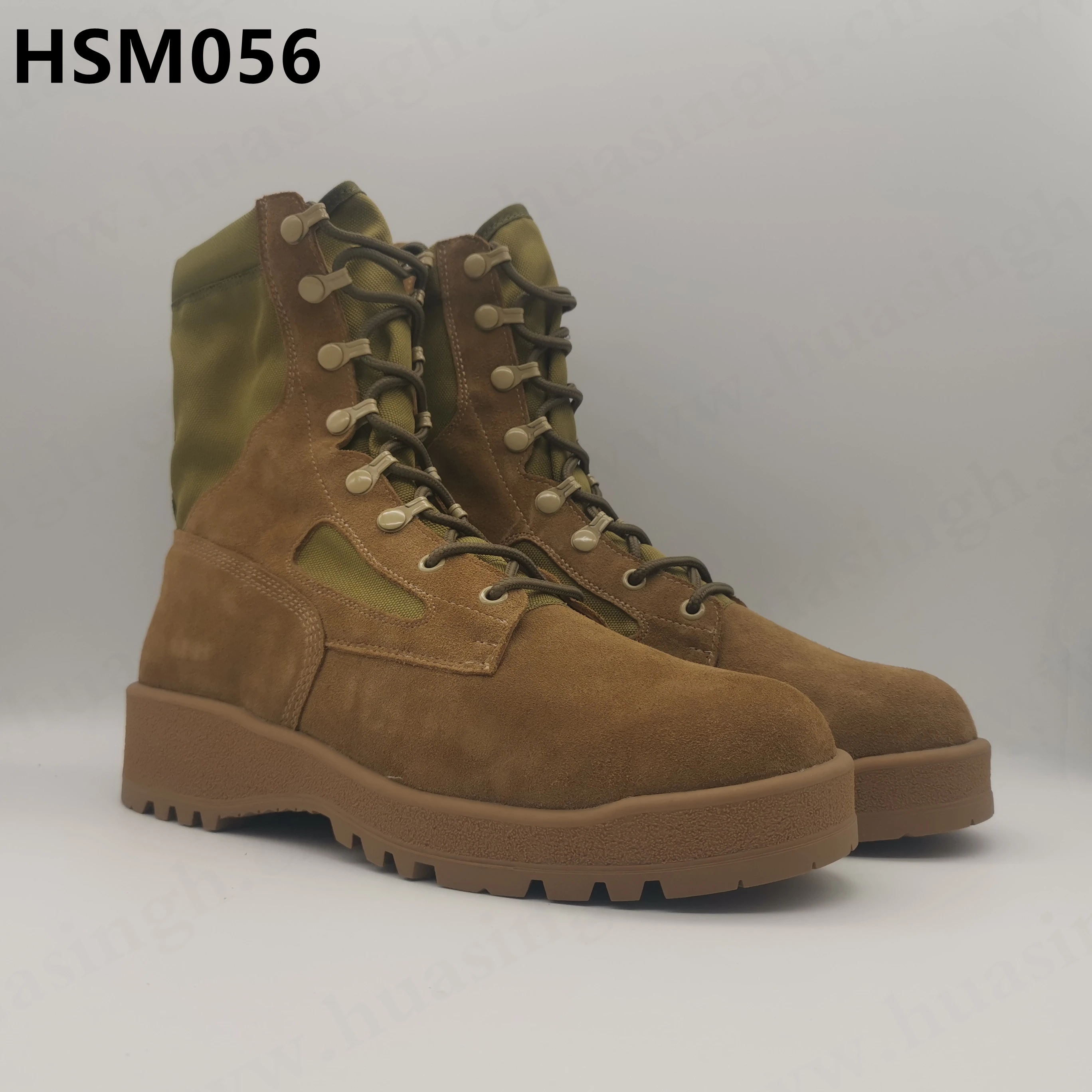XC,factory supply suede leather+nylon fabric upper combat boots rip resistant anti-shock men tactical boots for retail HSM056