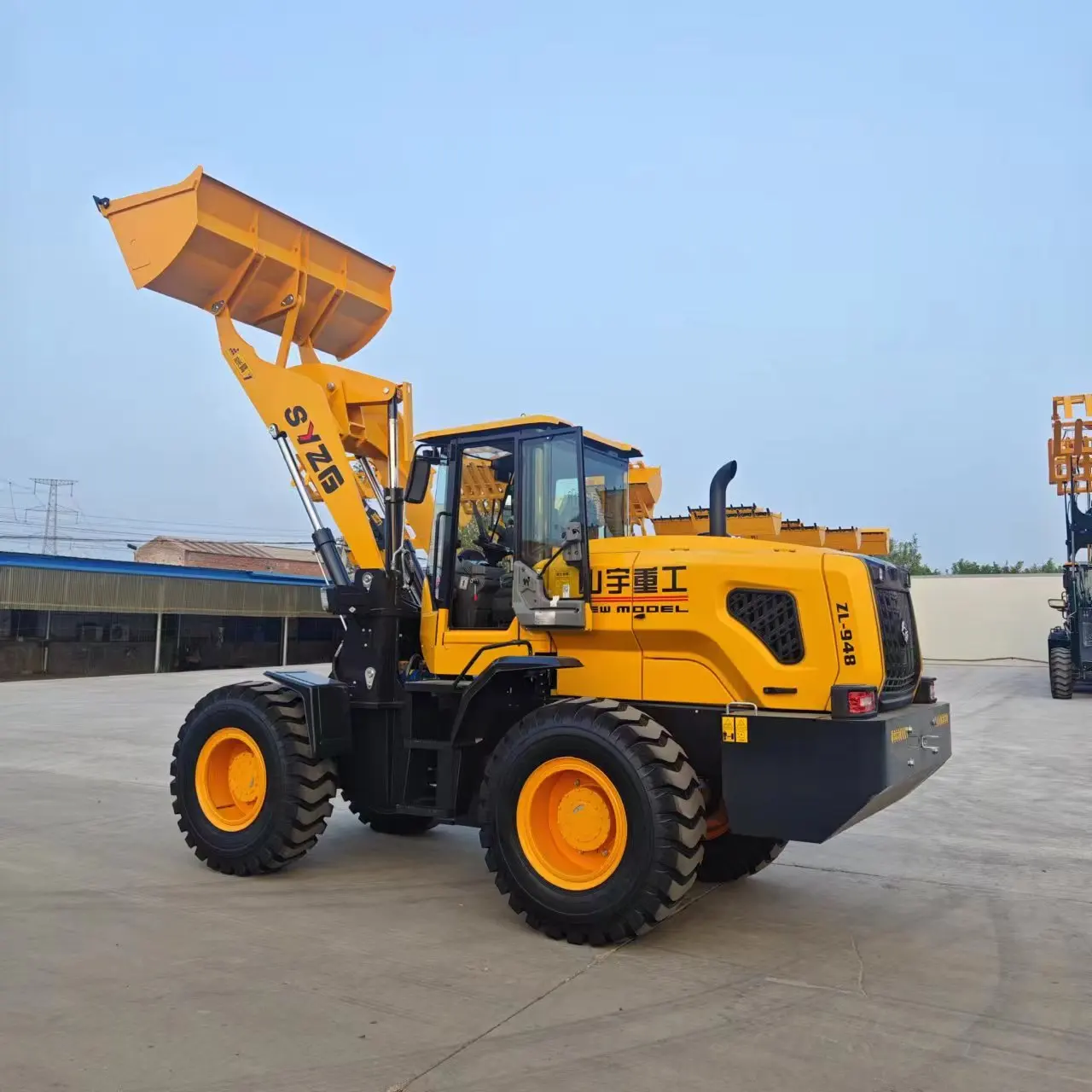 2TON 2.5ton loader Earth Moving Construction Heavy Machine front end 4 wheel drive  Wheel Loader