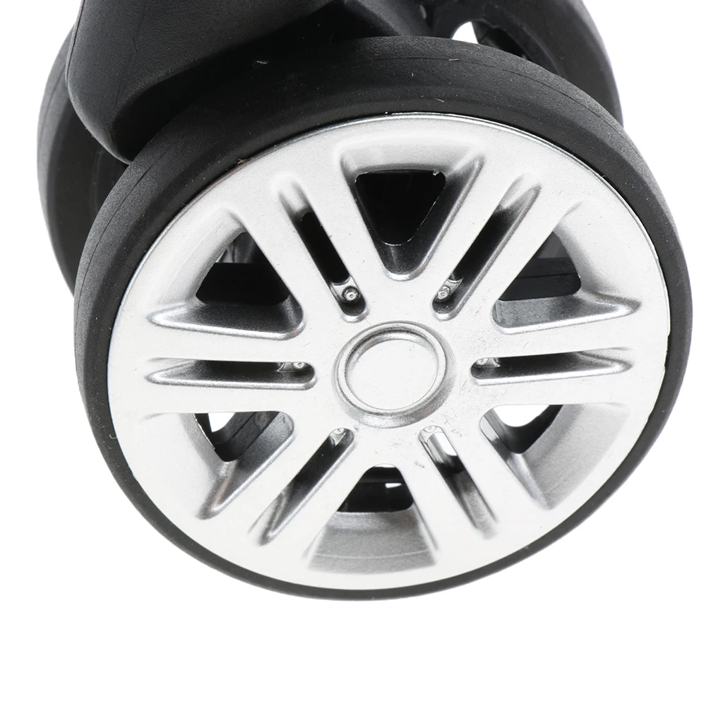 DIY Suitcase Luggage Replacement Casters Swivel Mute Dual Roller Wheels for Travelling Bag Travel Suitcase