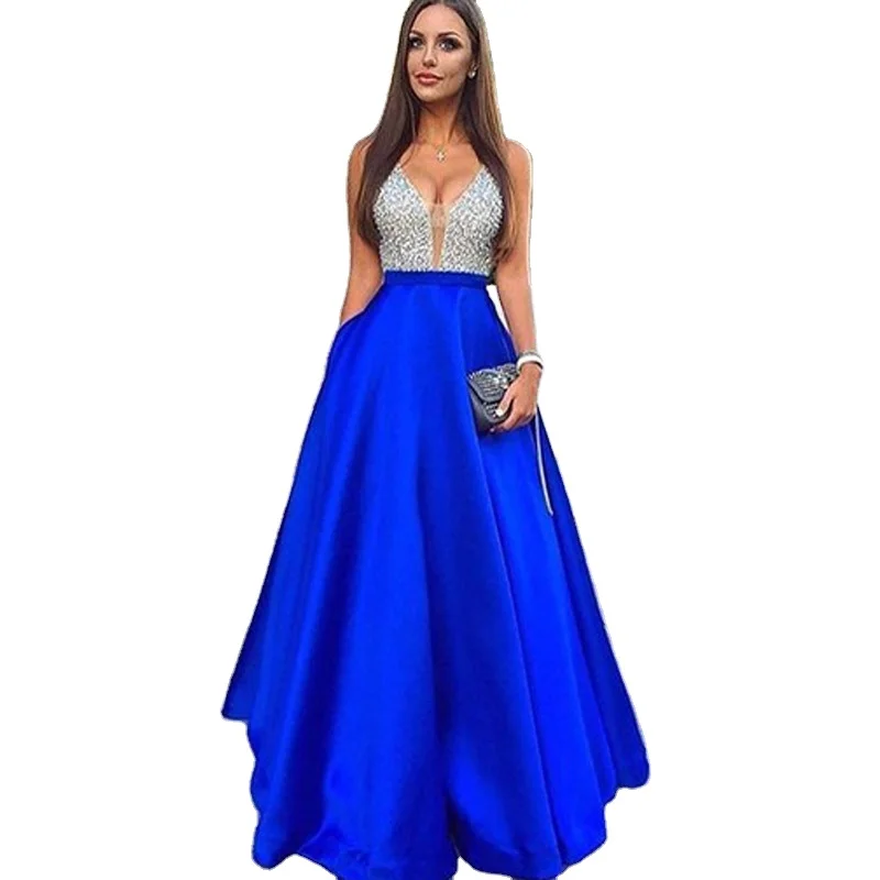 Женское вечернее платье макси А-силуэта с длинным рукавом, 2021