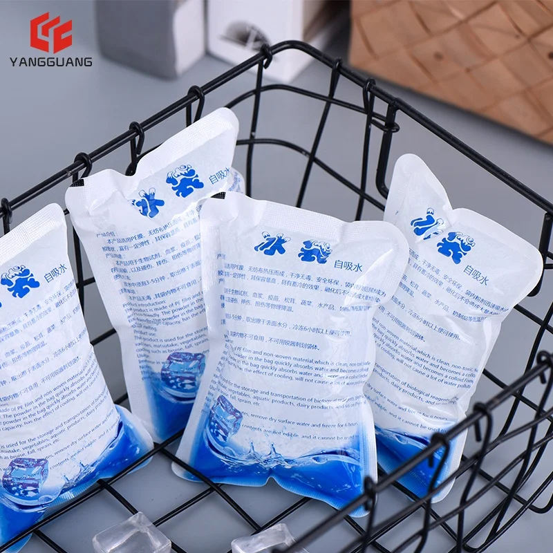 Reusable Insulated Cold Gel Cooling Bag Kraft Medical Gel Blue Ice Thermal Lunch Dry Insulated Ice Bag