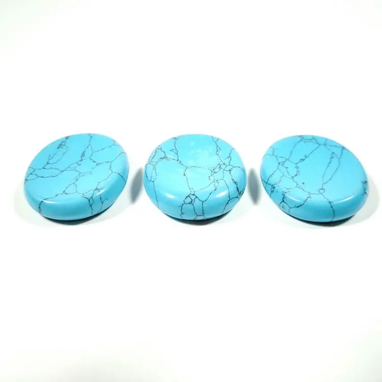 Blue turquoise worry stones multi stones available crystal healing Relax stones