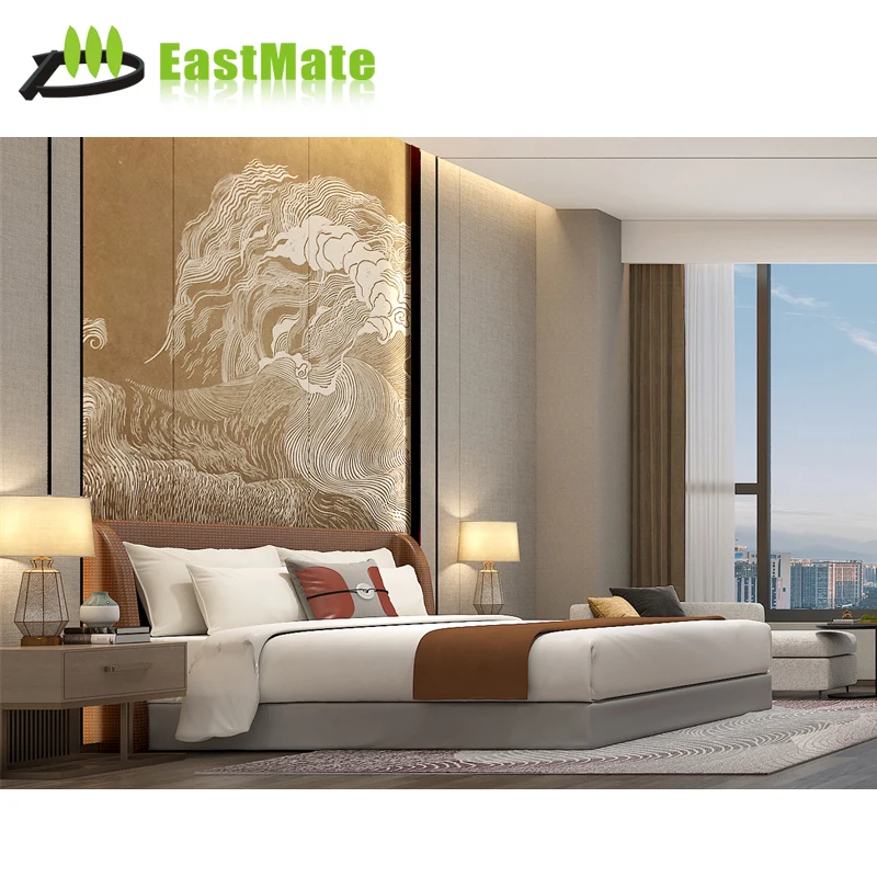 Marriott Custom New Hotel Room Furniture Set for Bedroom Living Room Apartment or Villa Wood Material