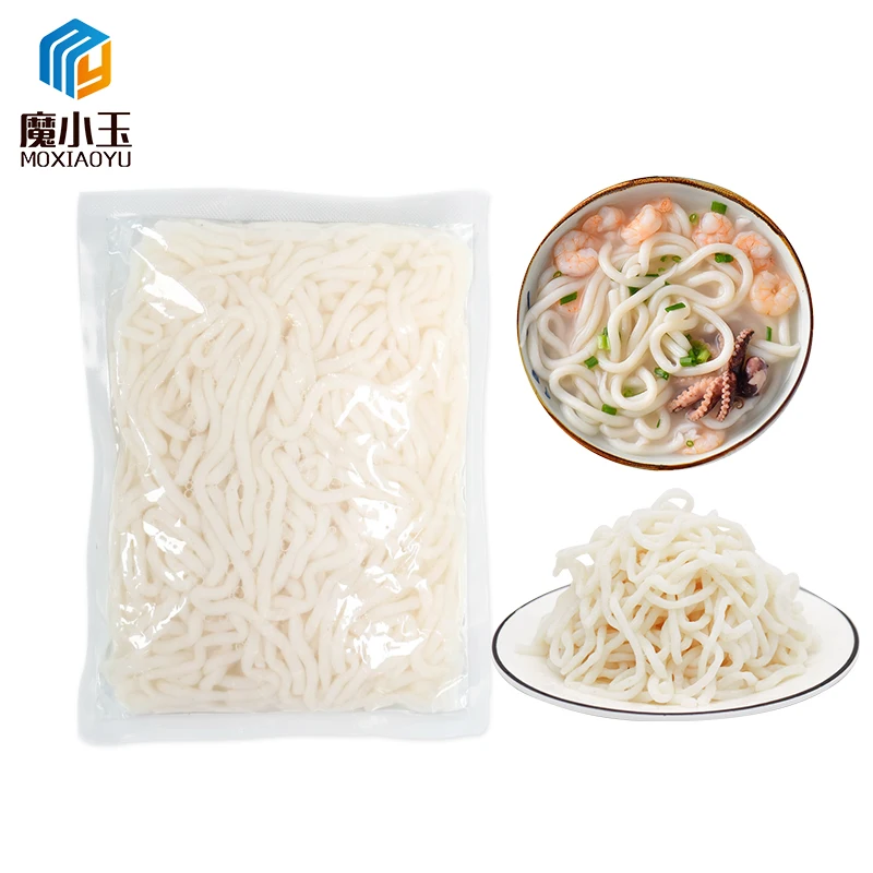 Wholesale Japanese Style Low Fat Skimming Instant Foods High Dietary Fiber Oat Udon Noodles Shirataki Low Carb Konjac Noodles