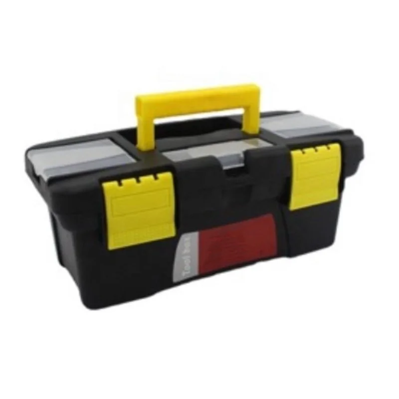 Hardware Plastic 12' 18' Tool Box With Clear Lid Organizer