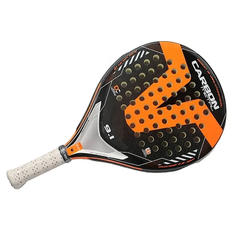 Intop Custom OEM Full Carbon Surface with Soft foam Core Paddle Tennis Racket padel rackets With Cheap Price