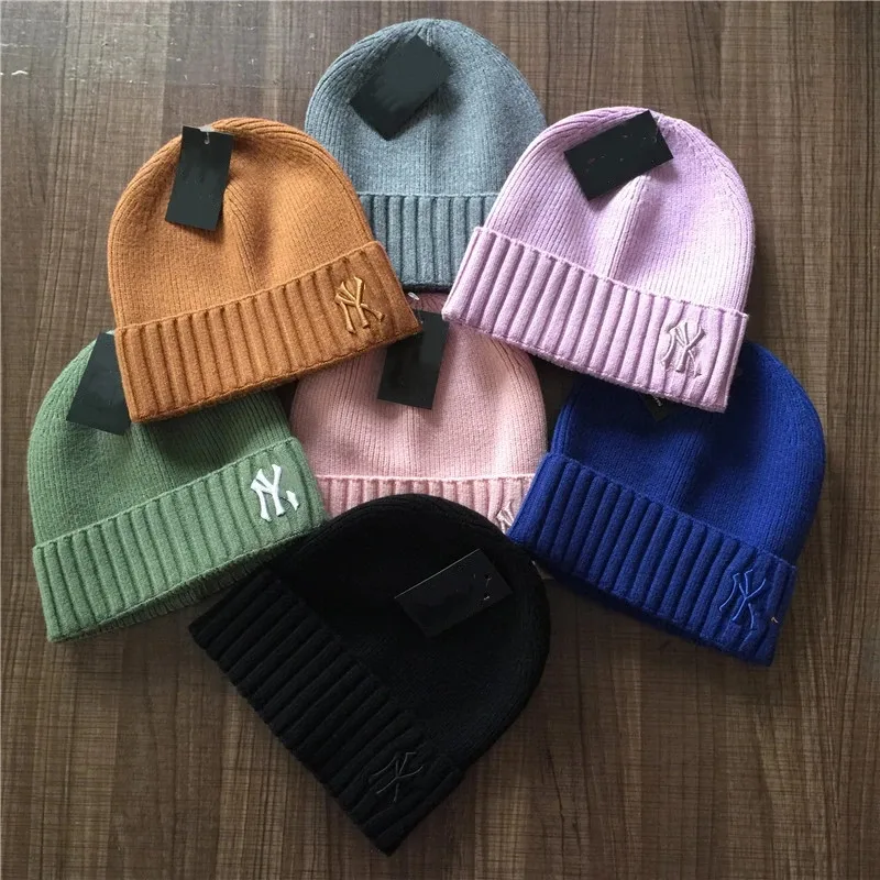 2021 оптовая продажа gorras вязаные шапки Нью-Йорк шапка-бини под заказ зимняя шапка дизайнерская шапочка для