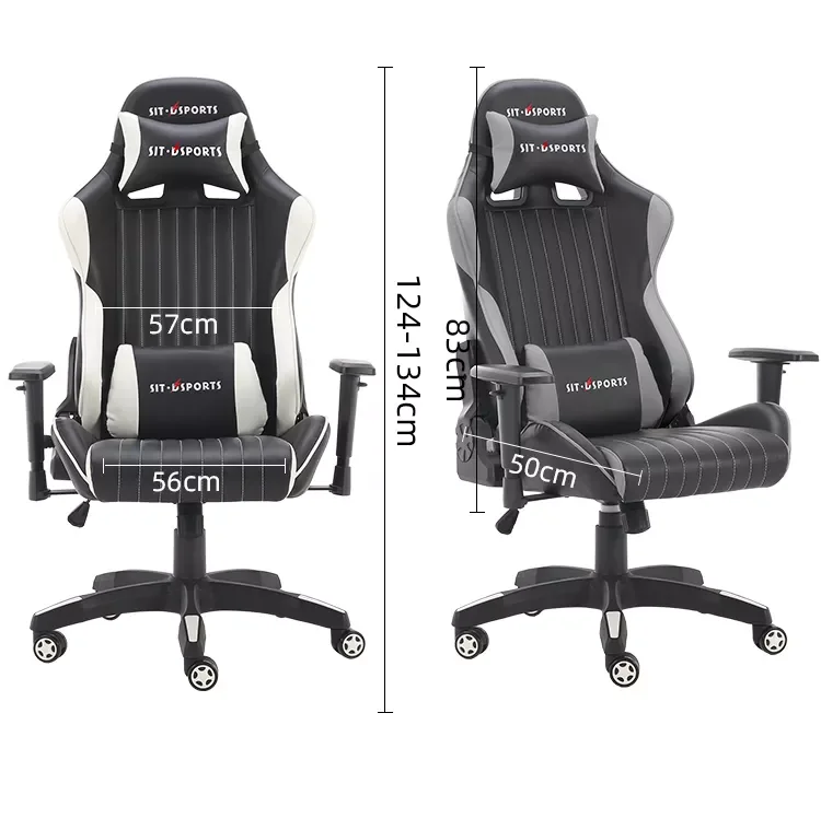 Manufacturer Direct Sale High Back Silla Gamer Computer  Adjustable Arms Gamer Chair Swivel Gaming Chair