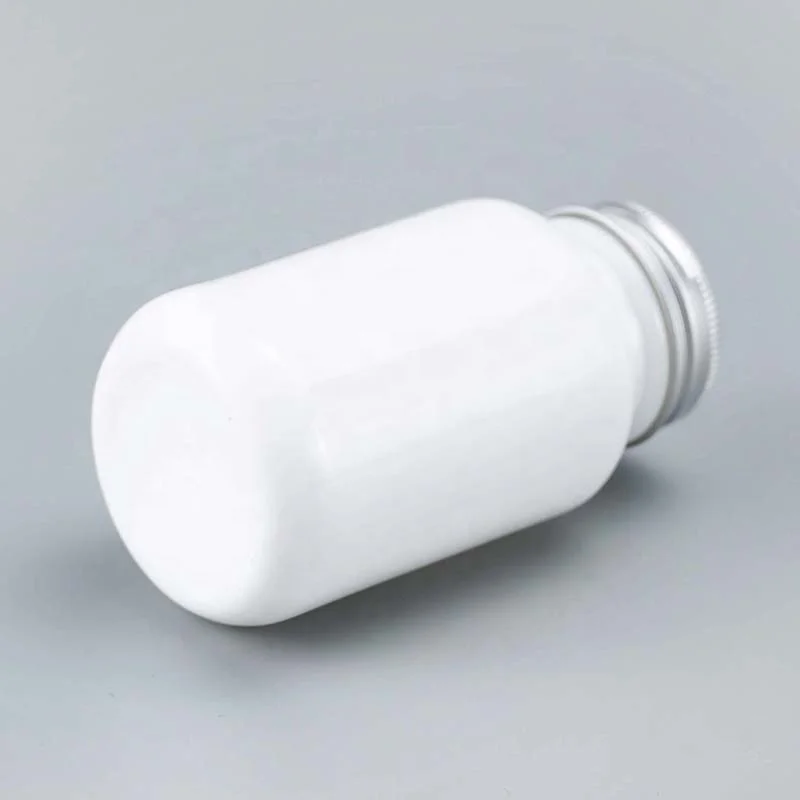 recyclable 2oz opal glass jar and 4oz pharmacy white glass containers