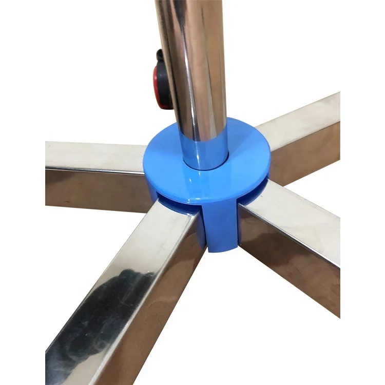 Factory Wholesale Heavy Duty Medical IV pole stand adjustable Infusion stand convenient and durable drip stand set