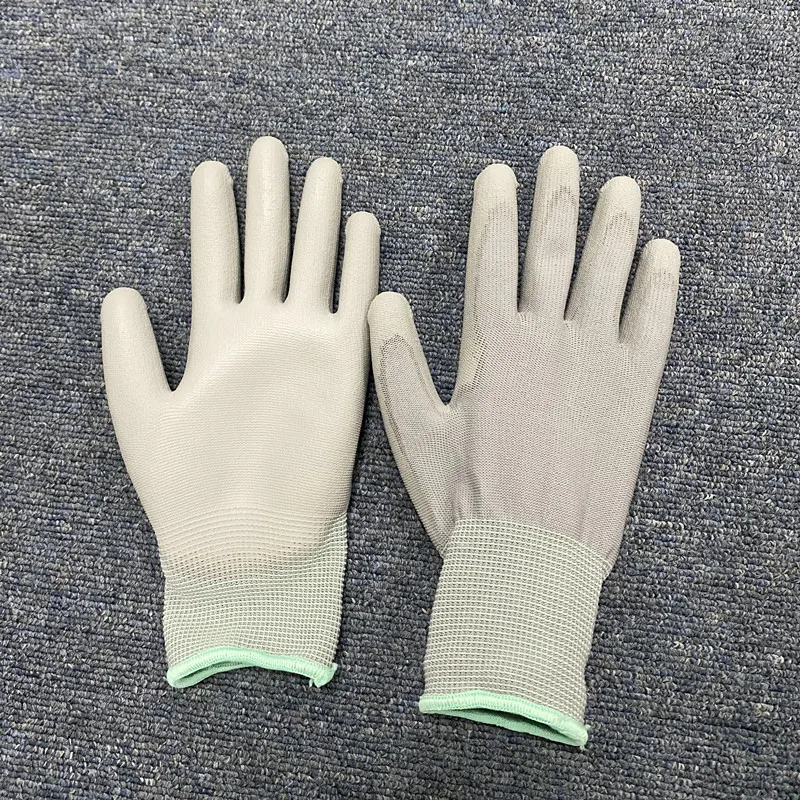 Quick seller  ESD Carbon Fiber Glove PU Work Safety Gloves