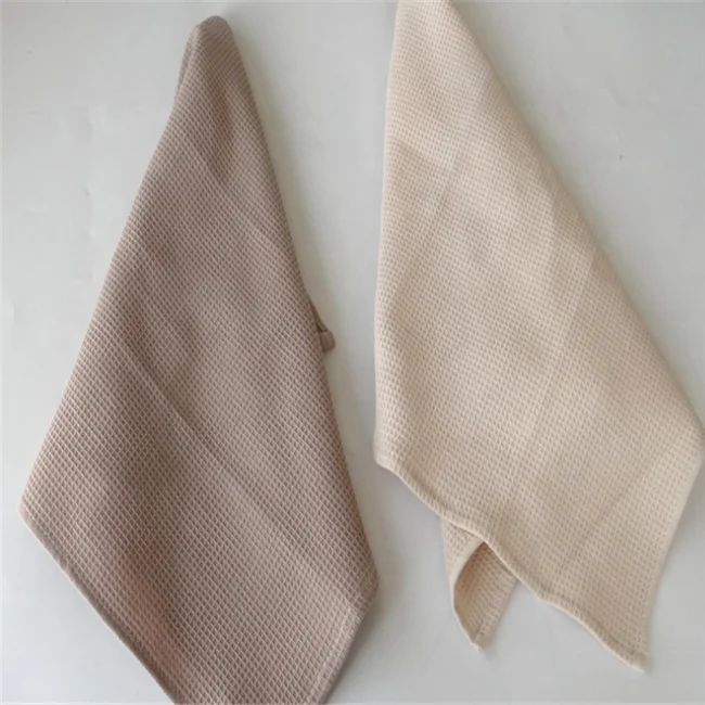 Wholesale 100% natural closet de bambu fiber kitchen dish towel bamboo waffle towel