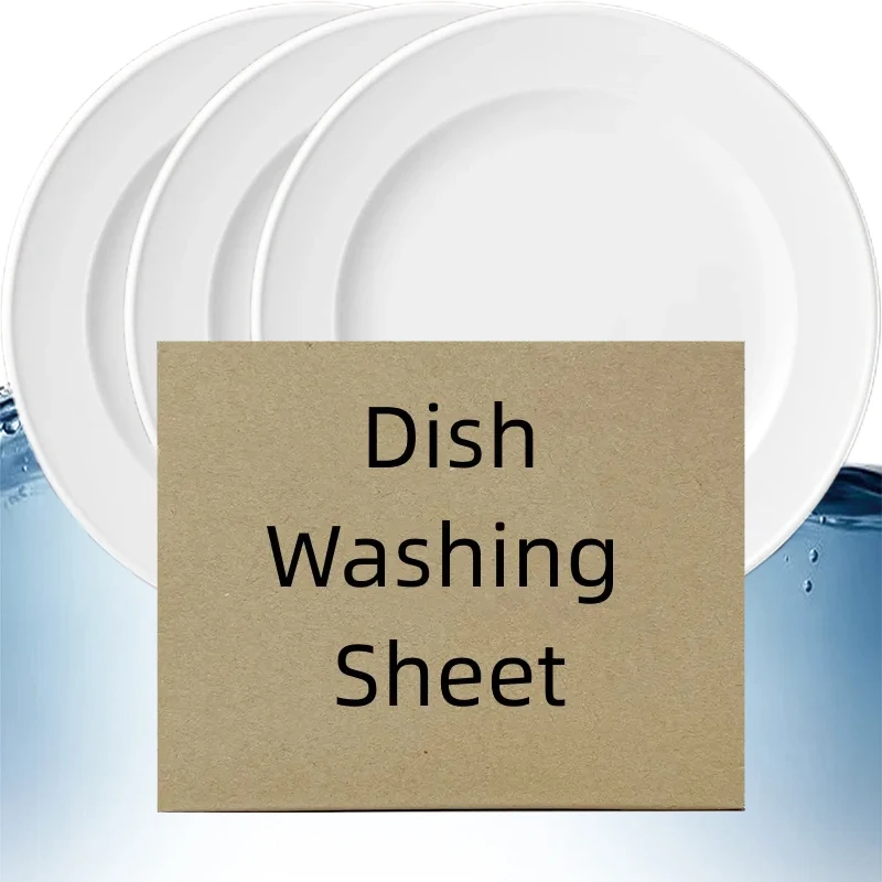 Suppliers eco friendly detergent dishwasher sheets granular enzymes lemon plant based dishwashing sheets for pans