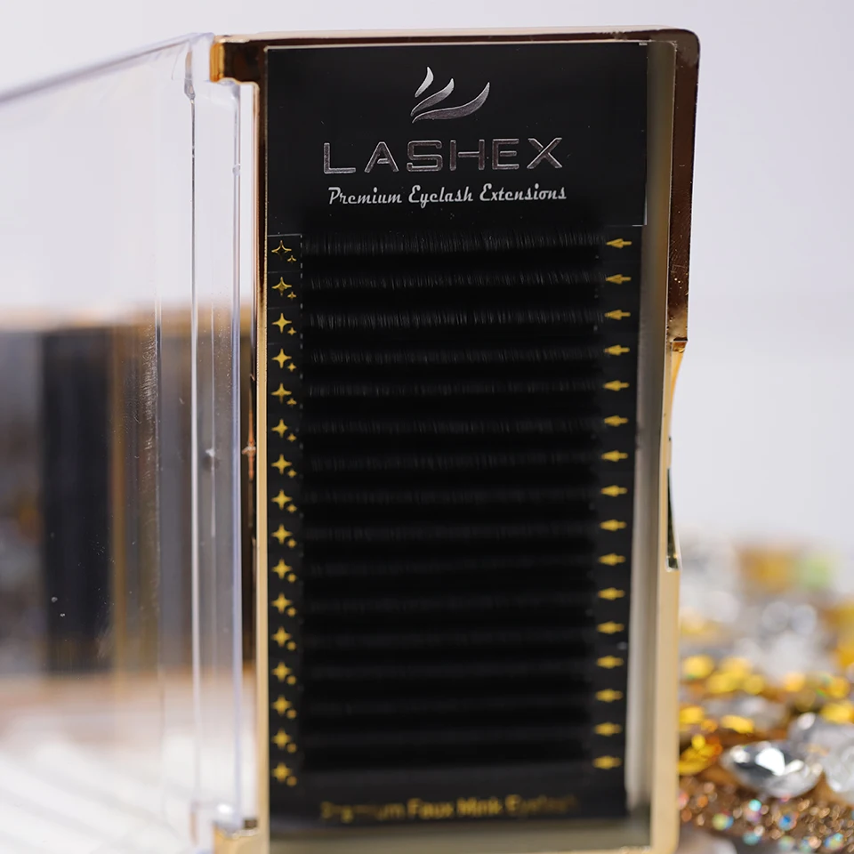 Wholesale price matte lash best quality cashmere mink volume lashes private logo eyelash extension Korean PBT fiber