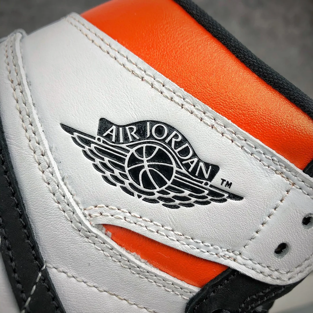 Заводская цена для мужчин и женщин обувь баскетбола Nike Air Jordan 1 ретро высокие электро оранжевые