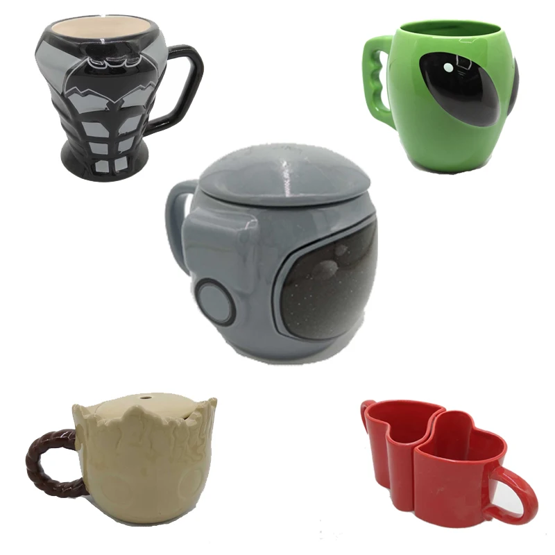 Wholesale 300ml Ceramic 3D Animal Cup Morning Mug, Frog