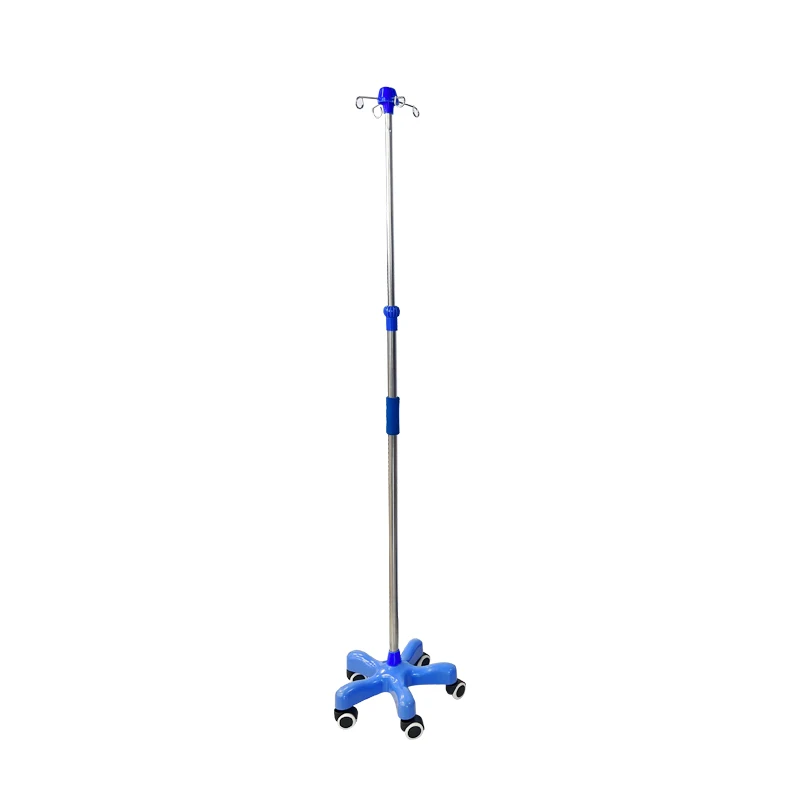 China Professional Manufacturer First Aid Stainless Steel Iv Medical Infusion Pole