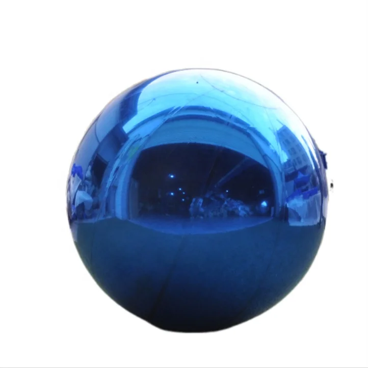 Inflatable PVC mirror ball Colorful inflatable mirror chrome ball rainbow balloon for party and Christmas decorations