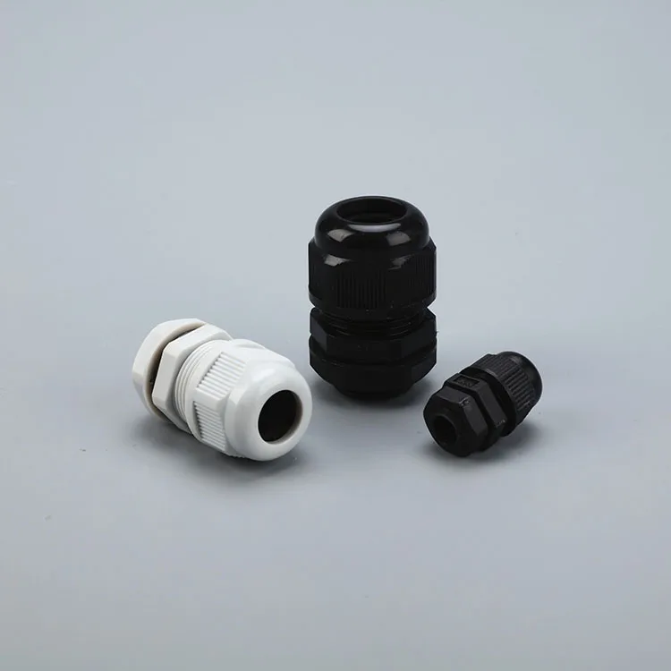 IP68 M20 Types Of  Cable Gland Connector Nylon Cable Gland