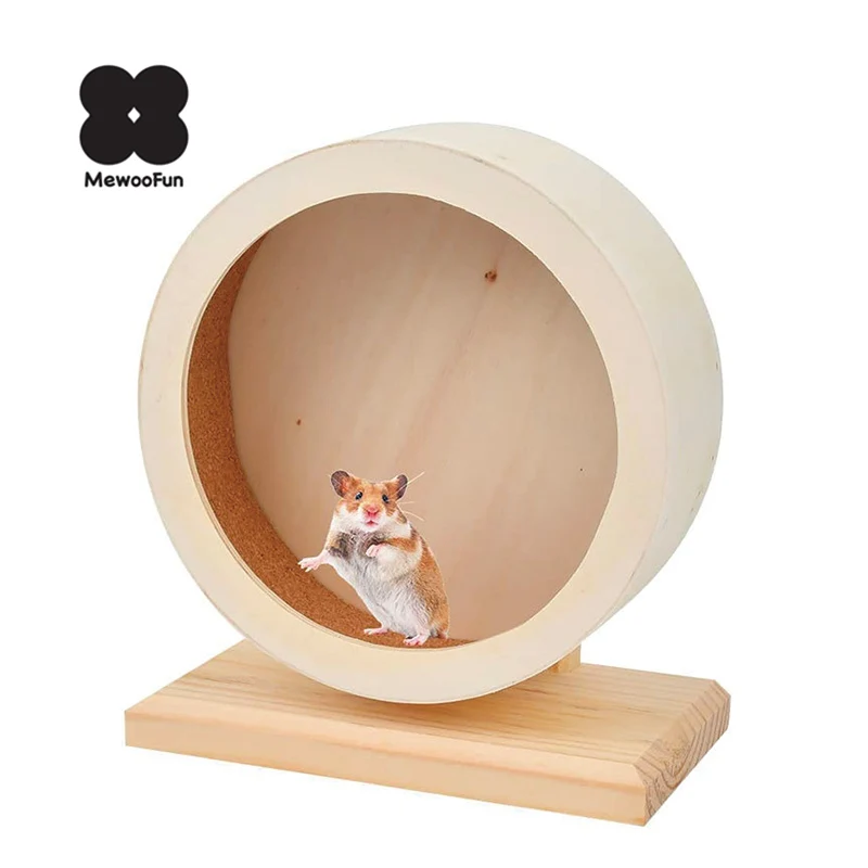 MewooFun 15cm Ultra-quiet Hamster Running Wheel Chinchilla Wheels for Hamster