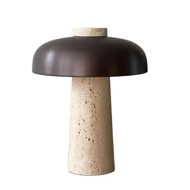 Best Selling Travertine Stone Lamps Home Decor Modern Luxury Travertine Lamp