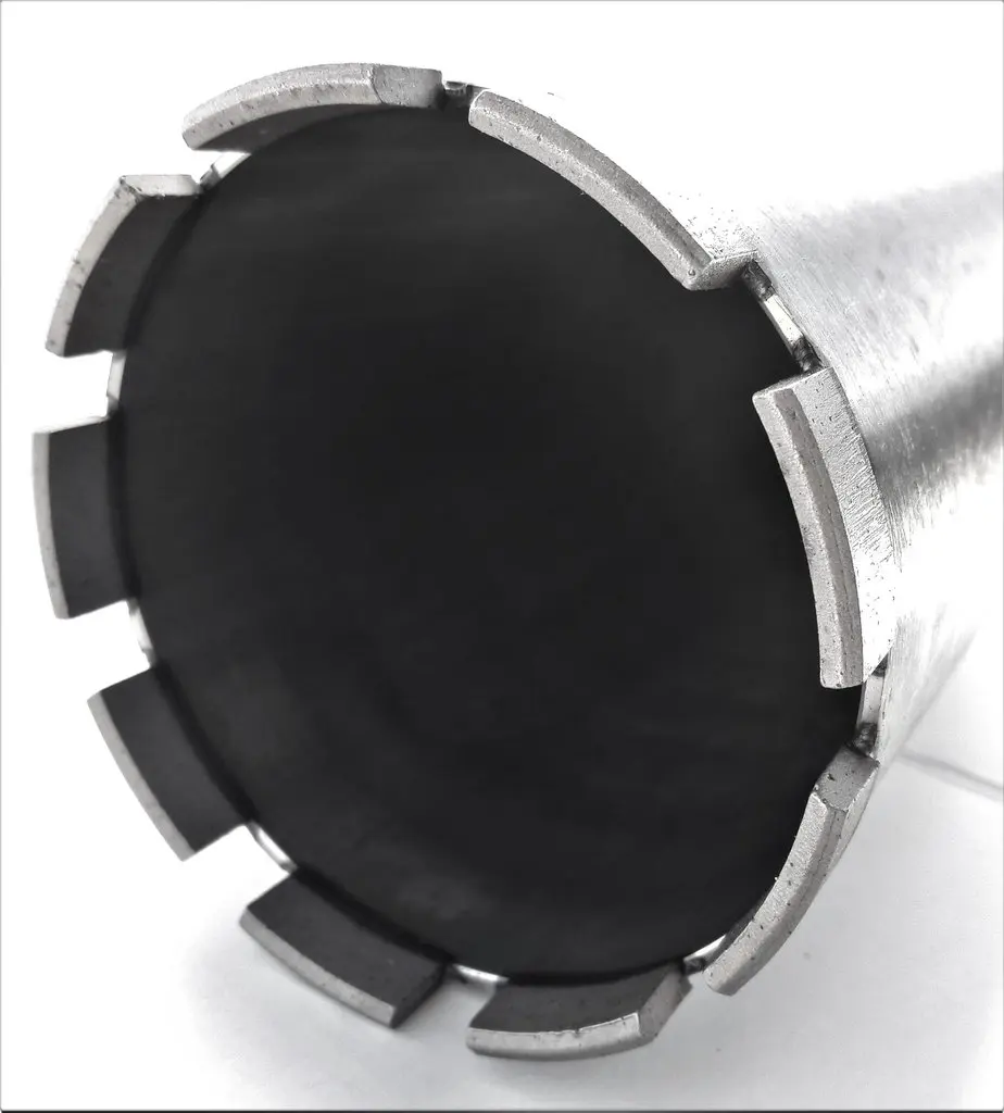 Алмазное тонкостеновое лазерное сварное сверло 10 дюймов (250 мм) для инженерного сверления