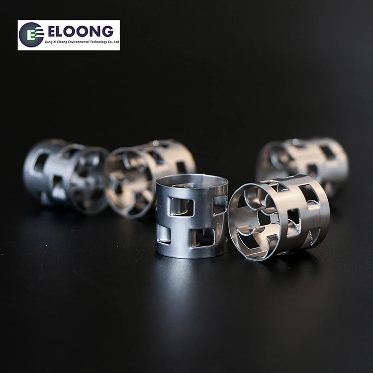 Hot Selling 304L 316 50mm stainless steel Metal Pall Ring Tower Packing