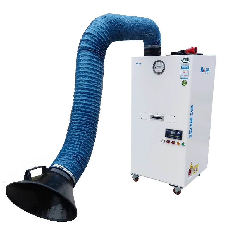 Moland 2200 m^3/h Air volume Industrial Welding Dust Collector Air Cleaner Solder Fume Extractor With Cartridge Filters