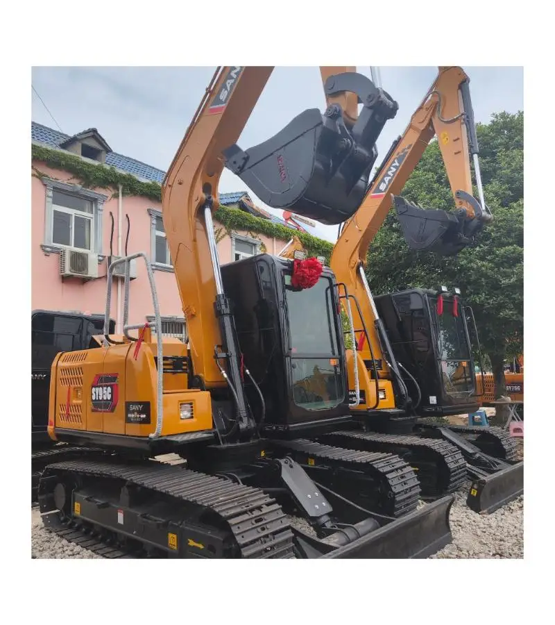 Second hand SANY SY95C pro excavator almost new condition and 9.5 ton with cheap price used SANY SY95Cpro 95C