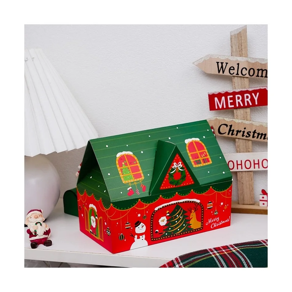 Christmas Paper Box Christmas Gift Box Paper Candy Gift Boxes For Holiday Xmas Presents