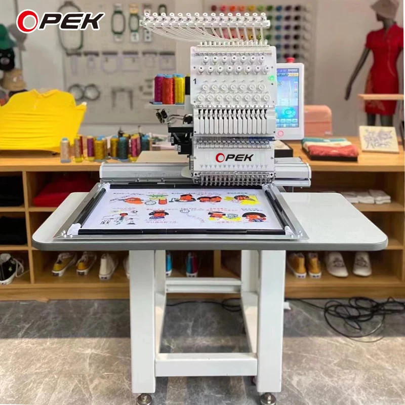 Hot Sale  Single Head China Factory computerized Embroidery Machine Price Made In China