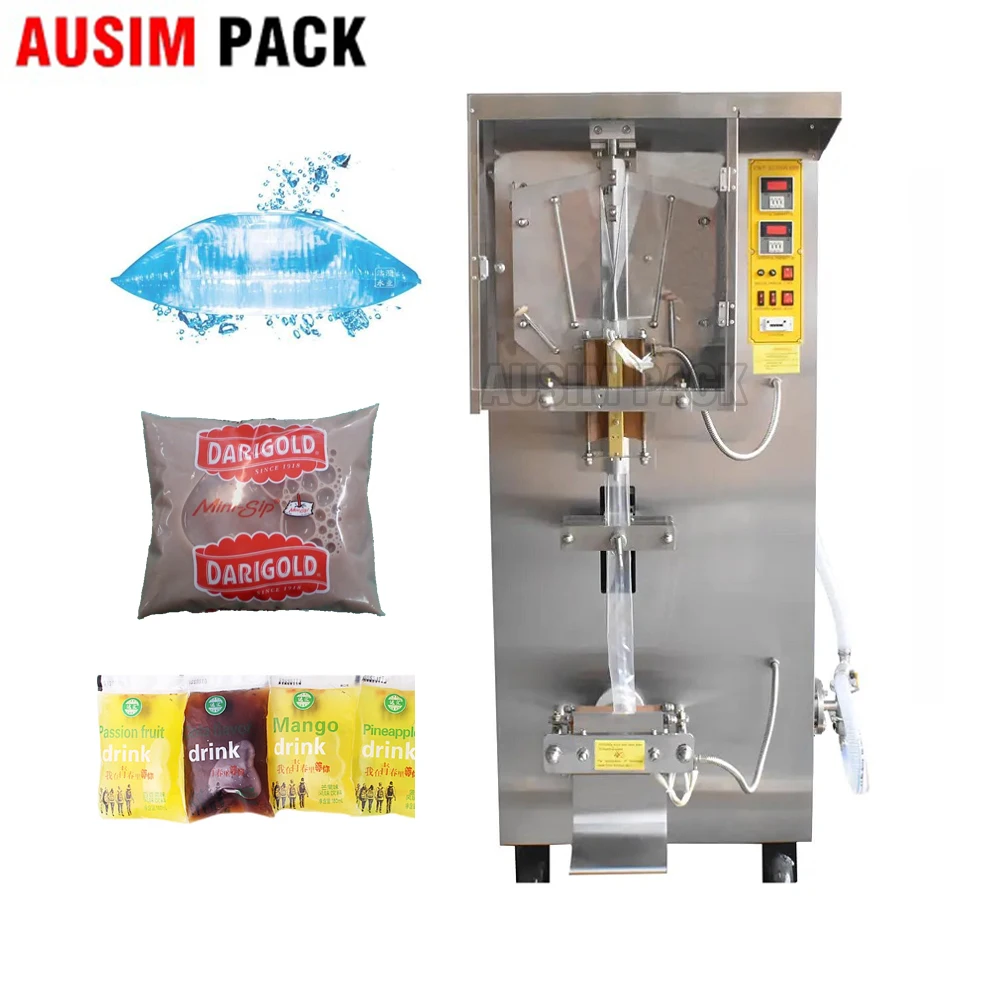 High quality sachet bag water or juice filling and sealing machine sachet water packaging machine production line