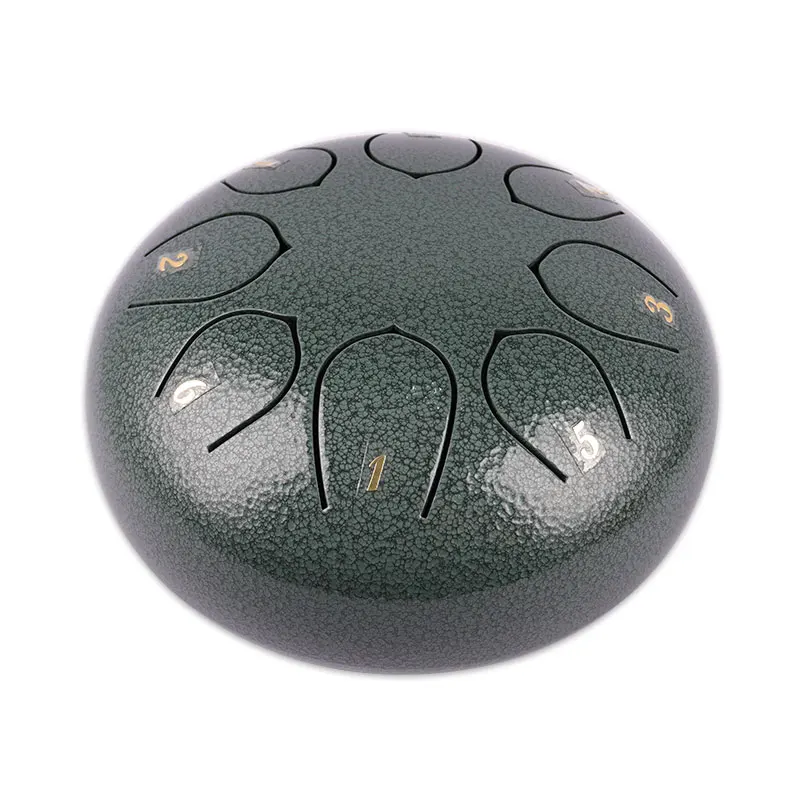 Factory offer the small size  design 6inch (15cm) celodan hank drum Ckey balmy drum for kids steel tongue drum