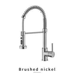 Matte Black Kitchen Faucet Deck Mounted Mixer Tap 360 Degree Rotation Stream Sprayer Nozzle hot cold spring Kitchen Sink Taps