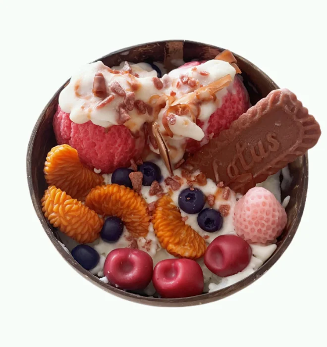 Coconut Shell Aroma Candle All Natural 100% Soy Wax Smokeless Aroma Candle