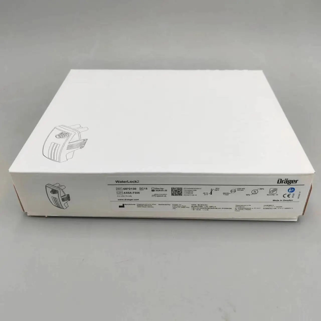 Drager waterlock 2 water trap 6872130