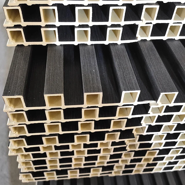 Wide Varieties 3d Fluted Inside Decorative Indoor Interior Cladding Great Wall Board Pvc Wpc Wall Panels 160mm*22mm