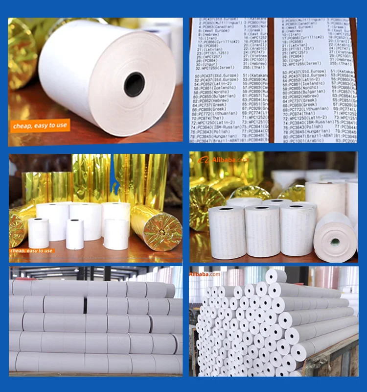 57*50 thermal paper rolls cash register paper thermal fax paper