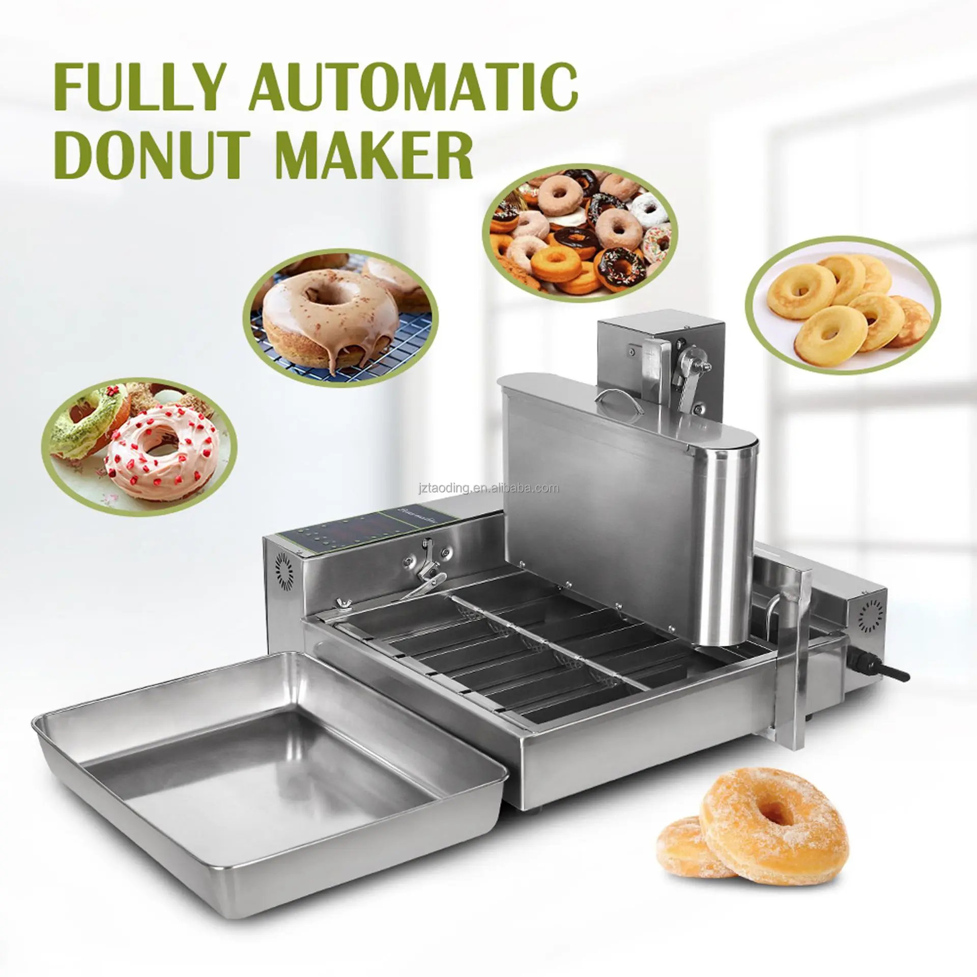 Automatic Fried Donut making machine round flower donut machine commercial doughnut maker automatic donut frying machine price