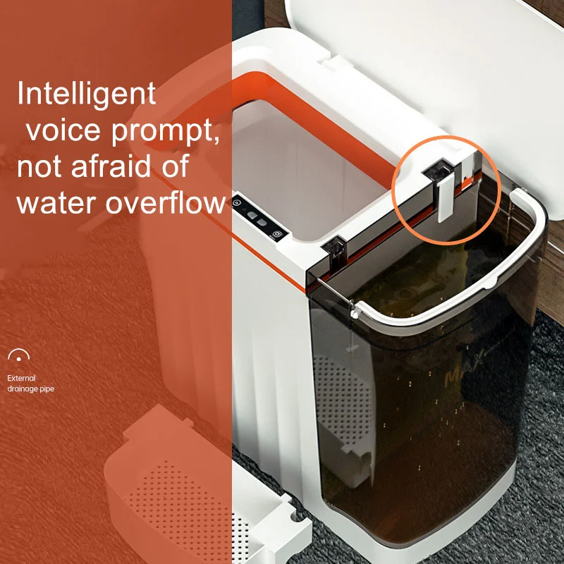 Intelligent Dry and Wet Separation Trash Can Automatic Sensor Dustbin Sensor Electric Waste Bin Induction Dustbin Smart Kitchen
