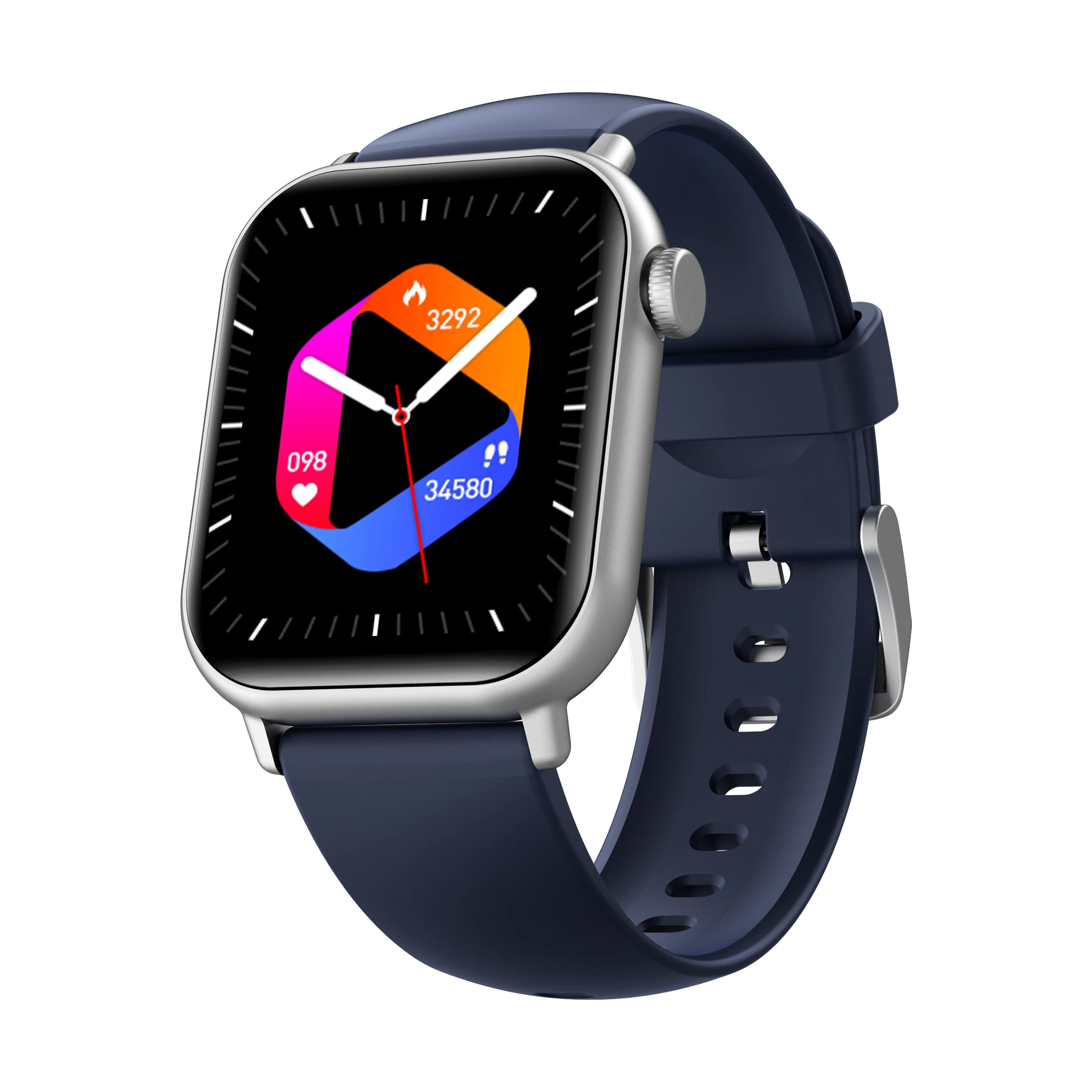 Call Function 1.81 Big Screen Smartwatch Step Calorie Counter Body Temperature Sport Smart Watch With Heart Rate Monitor