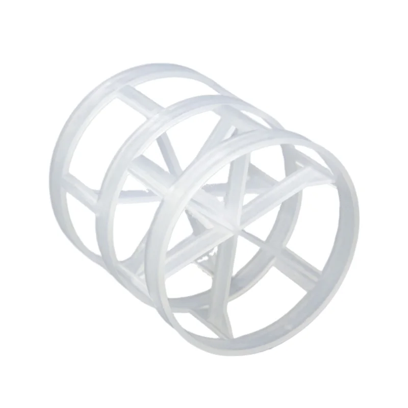 Heat Resistance 25mm PP Plastic Pall Ring Tower Packing For Purifying Column