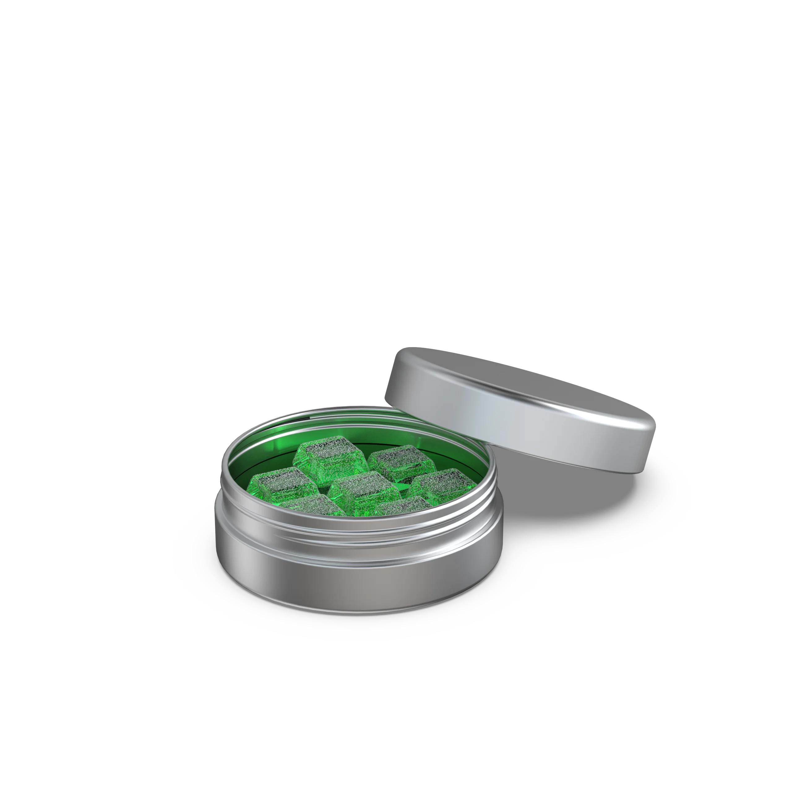 Customized Food Grade Round Child Resistant Tin Jars Box For Chocolate Gummies Metal Cans Sweets Packaging Cr Tin With Screw Lid