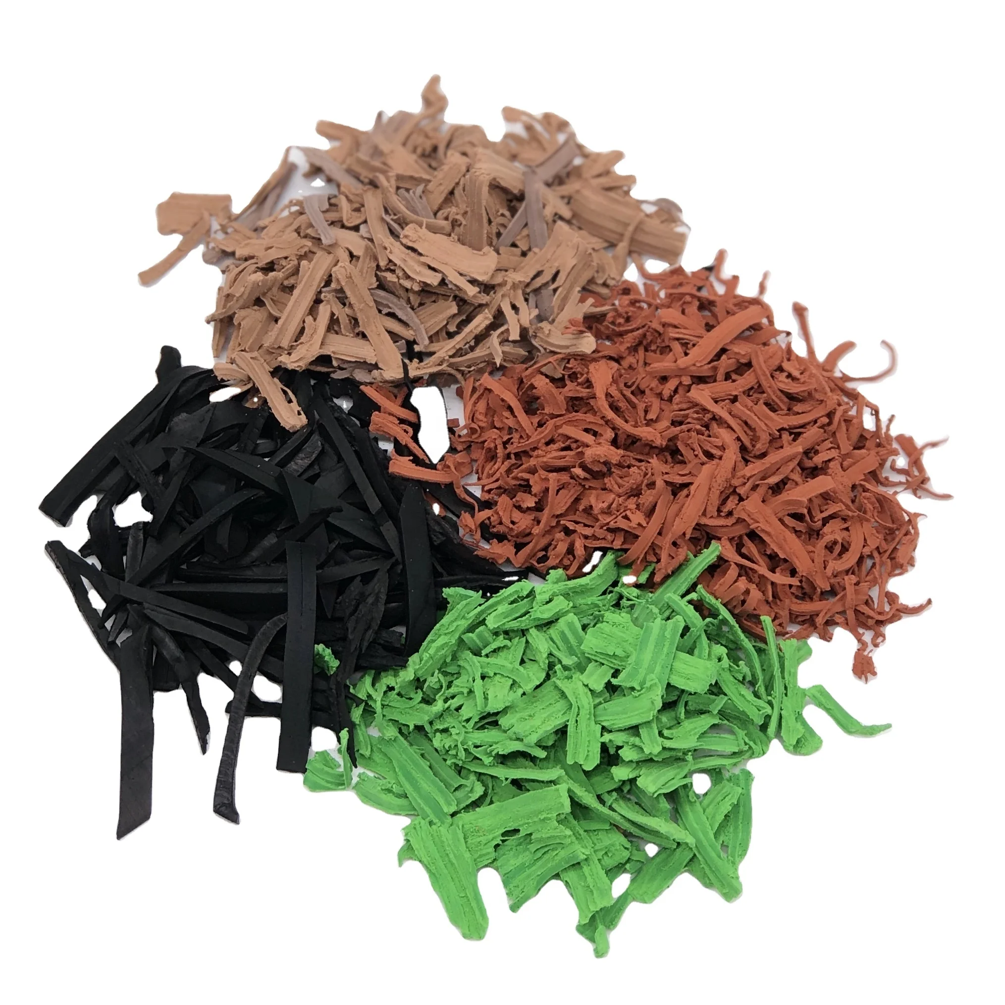 High Quality Recycled Playground Runber Mulch EPDM Rubber Mulch For Tree Rings Wholesale