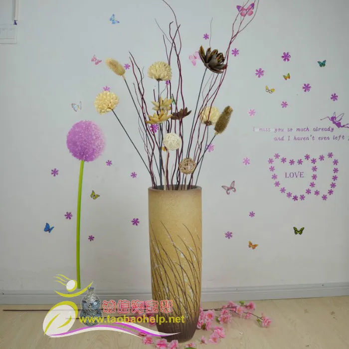 Cheap Hand Painted Ceramic European Style Floor Vases Made in Jingdezhen