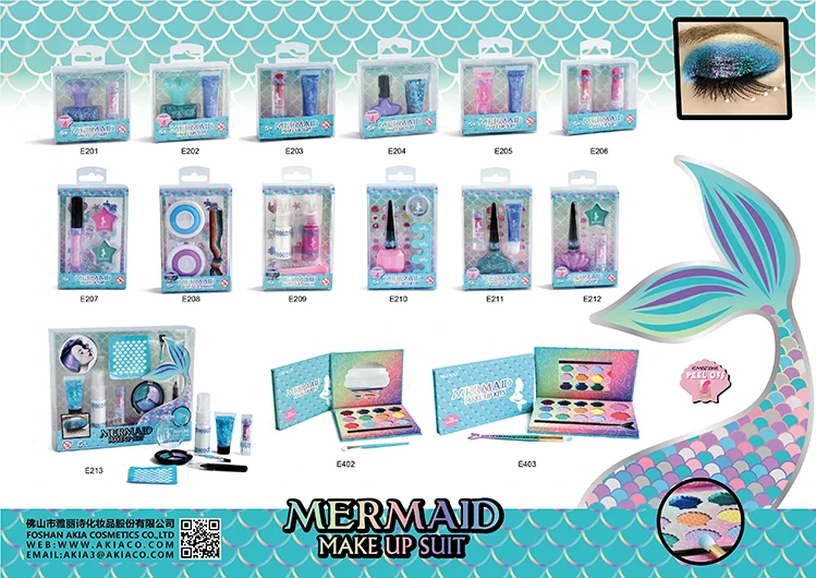 AKIACO hot sell private label girls makeup cosmetic set children & babys makeup