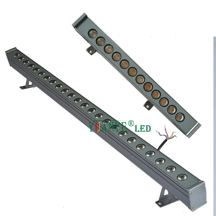 DMX Strobe Linear Wall Washers Waterproof Building FAC ADE Decorative Ultra Thin IP67 Exterior 30W 40W 50W